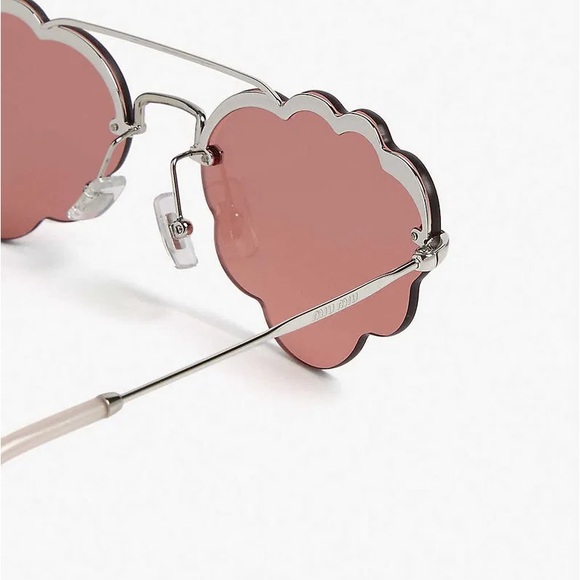 💯- New Authentic MIU MIU MU57U Irregular-Frame Sunglasses - Picture 3 of 16